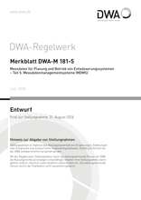 Messdaten für Planung und Betrieb von Entwässerungssystemen – Teil 5: Messdatenmanagementsysteme (MDMS)