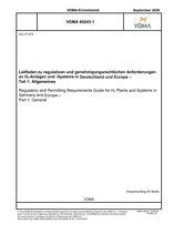 Regulatory and Permitting Requirements Guide for H₂ Plants and Systems in Germany and Europe - Part 1: General