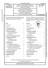 Messen von gasförmigen Immissionen - Messen von Innenraumluftverunreinigungen - Messen von Prüfgasen; Bestimmung der Formaldehydkonzentration nach dem Sulfit-Pararosanilin-Verfahren