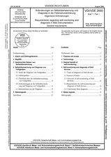 Anforderungen an Selbstüberwachung und Diagnose in der Feldinstrumentierung - Allgemeine Anforderungen