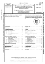 Biologische Verfahren zur Erfassung der Wirkung von Luftverunreinigungen (Bioindikation) - Passives Biomonitoring mit Regenwürmern als Akkumulationsindikatoren