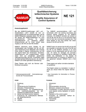 Quality assurance of control systems