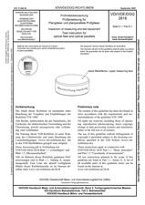 Prüfmittelüberwachung - Prüfanweisung für Plangläser und planparallele Prüfgläser