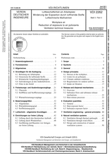 Luftbeschaffenheit am Arbeitsplatz - Minderung der Exposition durch luftfremde Stoffe - Lufttechnische Maßnahmen
