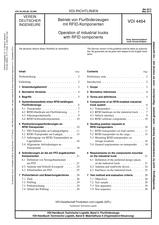Betrieb von Flurförderzeugen mit RFID-Komponenten