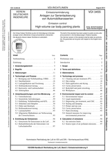 Emissionsminderung - Anlagen zur Serienlackierung von Automobilkarosserien