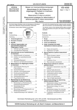 Messen von Innenraumluftverunreinigungen - Messstrategie für die Erfassung von luftgetragenen Partikeln im Innenraum - PM2,5-Fraktion