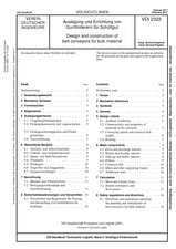 Auslegung und Errichtung von Gurtförderern für Schüttgut