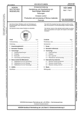 Emissionsminderung - Herstellung und Verarbeitung von faserhaltigen Materialien - Packungen