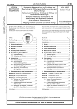 Biologische Messverfahren zur Ermittlung und Beurteilung der Wirkung von Luftverunreinigungen (Biomonitoring) - Kartierung von Flechten zur Ermittlung der Wirkung von lokalen Klimaveränderungen