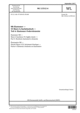 Elastomer NR - Shore A hardness 55, highly elastic - Part 4: Resilient elastomeric elements