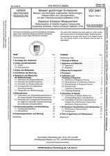 Messen gasförmiger Emissionen - Messen von flüchtigen organischen Verbindungen, insbesondere von Lösungsmitteln, mit dem Flammen-Ionisations-Detektor (FID)