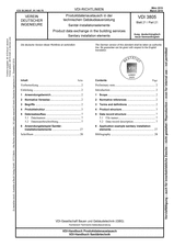 Produktdatenaustausch in der technischen Gebäudeausrüstung - Sanitär-Installationselemente