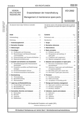 Ersatzteilwesen der Instandhaltung