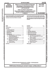 Messen von Innenraumluftverunreinigungen - Messstrategie für Pentachlorphenol (PCP) und gamma-Hexachlorcyclohexan (Lindan) in der Innenraumluft