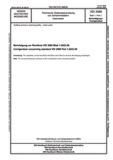 Technische Gebäudeausrüstung von Schwimmbädern - Hallenbäder - Berichtigung zur Richtlinie VDI 2089 Blatt 1:2023-09