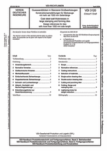 Cast steel wall thicknesses in large stamping and forming dies - Design references for dies with more than 1000 mm side length