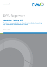 Technische Leistungsfähigkeit von Bauunternehmen bei der Herstellung und Sanierung von Rohrleitungen und Kanälen