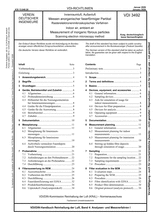 Indoor air, ambient air - Measurement of inorganic fibrous particles - Scanning electron microscopy method