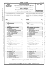Innenraumluft, Außenluft - Messen anorganischer faserförmiger Partikel - Rasterelektronenmikroskopisches Verfahren