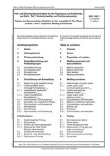 Prüf- und Dokumentationsrichtlinie für die Fügeeignung von Feinblechen aus Stahl – Teil 7: Buckelschweißen von Funktionselementen