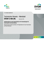 Requirements for New Gas Valves in H2 Applications for Gas Transmission and Gas Distribution