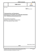 Turbomachinery and generators - Application of the principles of functional safety - Part 5: Risk assessment steam turbines