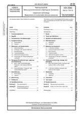 Reinraumtechnik - Messung kondensierbarer luftgetragener Substanzen