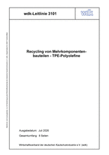 Recycling of multi-component parts - TPE-Polyolefins