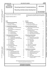 Recyclingorientierte Produktentwicklung