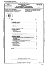 Messen gasförmiger Emissionen; Bestimmung der durch Absorption in Schwefelsäure erfaßbaren basischen Stickstoffverbindungen