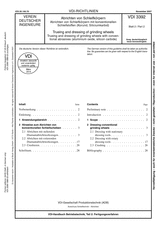 Abrichten von Schleifkörpern - Abrichten von Schleifkörpern mit konventionellen Schleifstoffen (Korund, Siliciumkarbid)