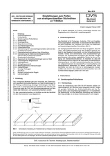 Recommendation for the testing of beam-welded fusion-seam welds on t-joints