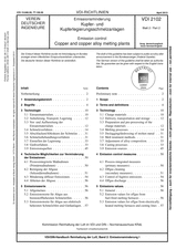 Emissionsminderung - Kupfer- und Kupferlegierungsschmelzanlagen