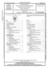 Oberflächenprüfung - Rauheitsmessung mit Tastschnittgeräten - Kalibrierung, Messunsicherheit