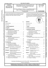 Geruchsprüfung von Innenraumluft und Emissionen aus Innenraummaterialien - Grundlagen