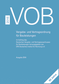 Produktabbildung: VOB 2016 Gesamtausgabe