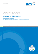Bodenfunktionsansprache - Teil 1: Ableitung von Kennwerten des Bodenwasserhaushaltes