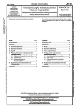 Temperaturmessung für die Gebäudeautomation - Prüfung von Temperaturfühlern