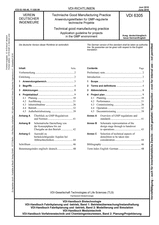 Technische Good Manufacturing Practice - Anwendungsleitfaden für GMP-regulierte technische Projekte
