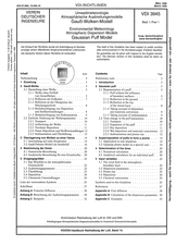 Umweltmeteorologie - Atmosphärische Ausbreitungsmodelle - Gauß-Wolken-Modell