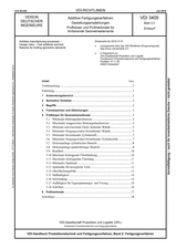 Additive Fertigungsverfahren - Gestaltungsempfehlungen - Prüfkörper und Prüfmerkmale für limitierende Geometrieelemente