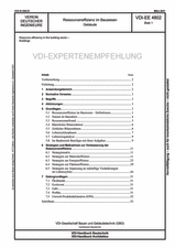 Ressourceneffizienz im Bauwesen - Gebäude