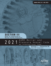 ASME Boiler and Pressure Vessel Code - Section III: Rules for Construction of Nuclear Facility Components - Division 1: Subsection NE - Class MC Components