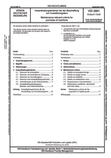 Instandhaltungskriterien bei der Beschaffung von Investitionsgütern