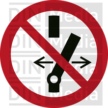Sicherheitszeichen nach DIN EN ISO 701-P031 Schalten verboten