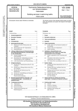 Technische Gebäudeausrüstung von Schwimmbädern - Hallenbäder