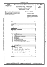 Ressourceneffizienz und Ressourcenschonung - Einfache standardisierte Vorgehensweise zur Ermittlung eingesparter Treibhausgas-Emissionen von Maßnahmen zur Materialeffizienz (ESTEM)