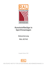 Kunststoffbeläge in Sportfreianlagen - Gütesicherung