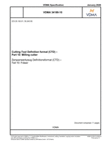 Zerspanwerkzeug Definitionsformat (CTD) - Teil 10: Fräser